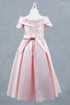 Elegant Off-Shoulder Satin Special Occasion Dress 4-14